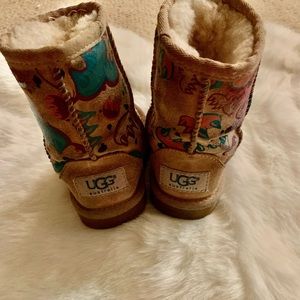 Toddler Girl UGG Boots with Prints